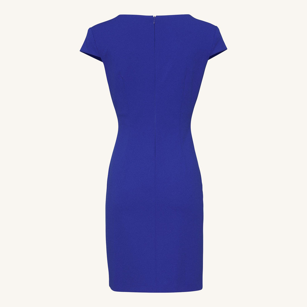 The Bobbi Cobalt X-Neck Dress ...